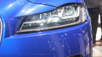 Jaguar F-Pace headlamp at the Auto Expo 2016