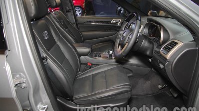 Jeep Grand Cherokee front seats at Auto Expo 2016