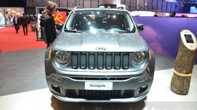 Jeep Renegade Dawn of Justice Special Edition front at the Geneva Motor Show Live