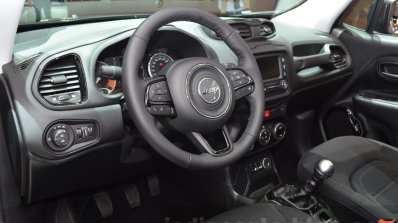 Jeep Renegade Dawn of Justice Special Edition interior at the Geneva Motor Show Live