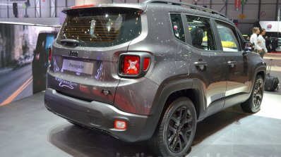 Jeep Renegade Dawn of Justice Special Edition rear three quarter at the Geneva Motor Show Live