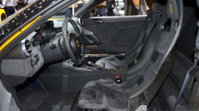 Lotus Evora Sport 410 cabin at the 2016 Geneva Motor Show Live
