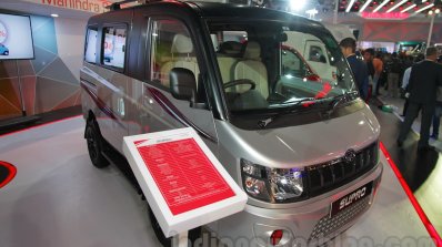 Mahindra Supro Customised front three quarter right at Auto Expo 2016