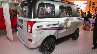 Mahindra Supro Customised rear three quarter at Auto Expo 2016