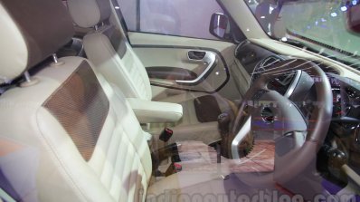 Mahindra TUV300 Endurance edition front seats at the Auto Expo