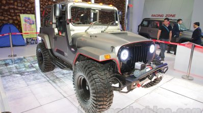 Mahindra Thar custom front three quarters at Auto Expo 2016