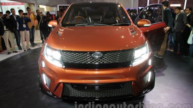 Mahindra XUV Aero concept front at Auto Expo 2016