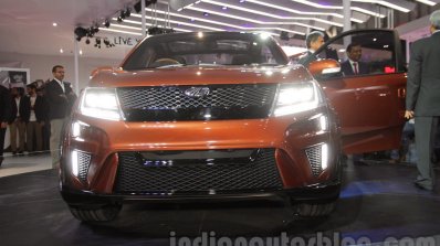 Mahindra XUV Aero front fascia at Auto Expo 2016