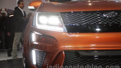 Mahindra XUV Aero headlights at Auto Expo 2016