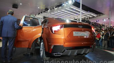 Mahindra XUV Aero rear quarter at Auto Expo 2016