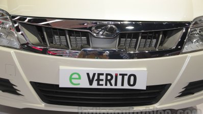Mahindra e-Verito grille at Auto Expo 2016