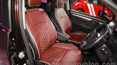Maruti Ertiga Limited Edition front seat at the Auto Expo 2016