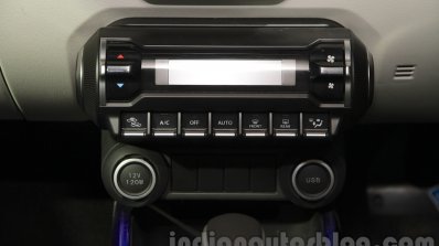 Maruti Ignis AC controls at the Auto Expo 2016