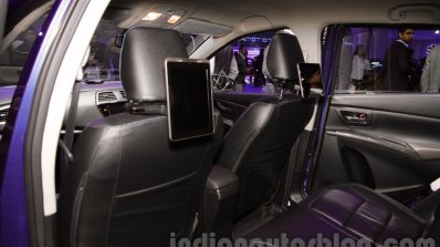Maruti S-Cross Limited Edition rear entertainment at the Auto Expo 2016