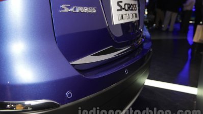 Maruti S-Cross Limited Edition rear sensors at the Auto Expo 2016