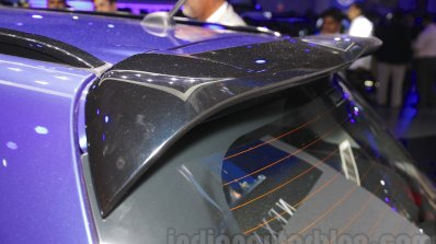 Maruti S-Cross Limited Edition rear spoiler at the Auto Expo 2016