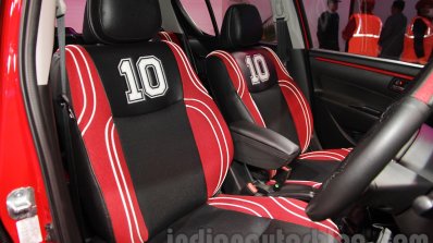 Maruti Swift Limited Edition front seats at Auto Expo 2016