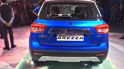 Maruti Vitara Brezza rear live Auto Expo 2016