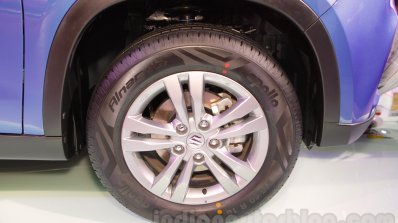 Maruti Vitara Brezza wheel at the 2016 Auto Expo
