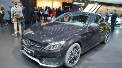 Mercedes-AMG C 43 Coupe front three quarters at 2016 Geneva Motor Show