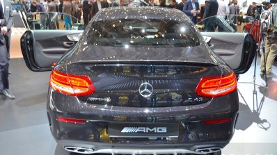 Mercedes-AMG C 43 Coupe rear at 2016 Geneva Motor Show