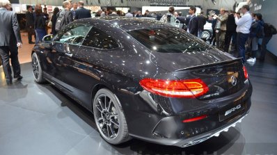 Mercedes-AMG C 43 Coupe rear three quarter at 2016 Geneva Motor Show