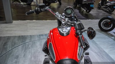 Moto Guzzi Eldorado red at Auto Expo 2016