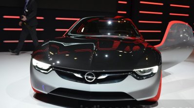 Opel GT Concept front at the 2016 Geneva Motor Show Live