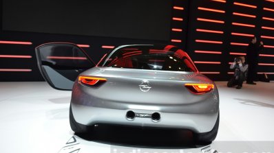Opel GT Concept rear at the 2016 Geneva Motor Show Live
