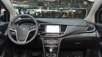 Opel Mokka X dashboard at the 2016 Geneva Motor Show Live