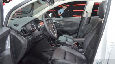 Opel Mokka X front cabin at the 2016 Geneva Motor Show Live