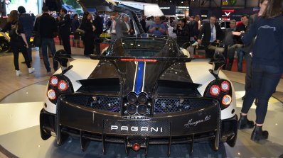 Pagani Huayra BC rear at 2016 Geneva Motor Show