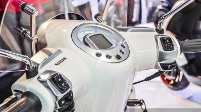 Peugeot Django speedometer at Auto Expo 2016