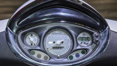 Piaggio Fly 125 speedometer at Auto Expo 2016
