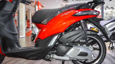 Piaggio Liberty IGET 125 ABS engine at Auto Expo 2016