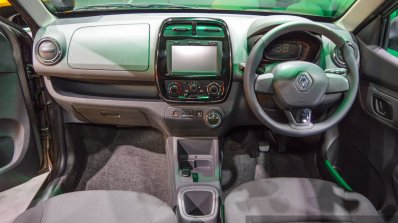 Renault Kwid 1.0 AMT interior at the Auto Expo 2016