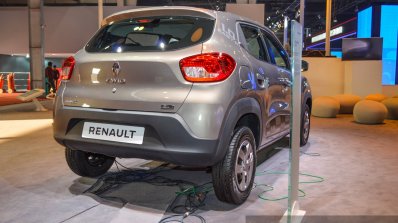 Renault Kwid 1.0 AMT rear quarter at the Auto Expo 2016