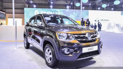 Renault Kwid 1.0 grille at the Auto Expo 2016
