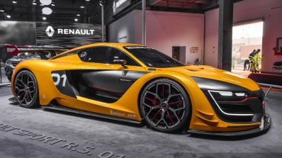 Renault RS 01 LED headlamp DRL at Auto Expo 2016