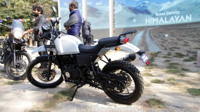 Royal Enfield Himalayan white left side unveiled