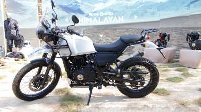 Royal Enfield Himalayan white side unveiled