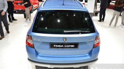 Skoda Fabia Combi ScoutLine rear at the 2016 Geneva Motor Show Live