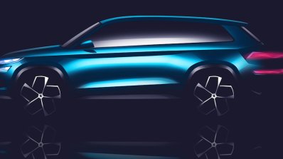 Skoda VisionS concept side sketch