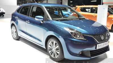 Suzuki Baleno 1.2 SHVS headlamp, bumper, grille at 2016 Geneva Motor Show