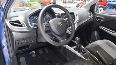 Suzuki Baleno 1.2 SHVS interior at 2016 Geneva Motor Show