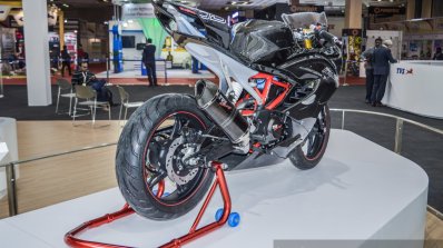 TVS Akula 310 rear disc brake at Auto Expo 2016