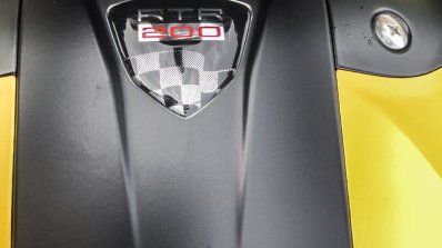 TVS Apache RTR 200 4V badge review