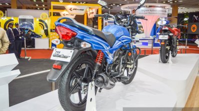 TVS Victor rear quarter at Auto Expo 2016