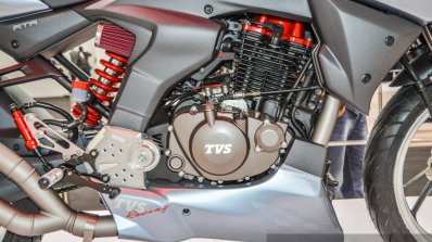 TVS X21 Concept air-cooled engine at Auto Expo 2016