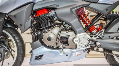 TVS X21 Concept engine at Auto Expo 2016
